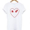 comme des garcons play t shirt