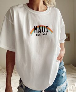 maui rainbow vintage t shirt