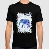 Blue Watercolor Elephant Graphic T-shirt