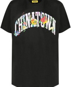 Chinatown Market logo-print crew-neck T-Shirt - Black