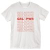 GRLPWR Fist t shirt