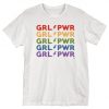 GRLPWR Lightening Rainbow t shirt