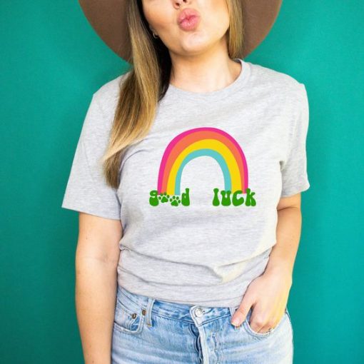 Good Luck Rainbow t shirt