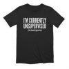 I'm Currently Unsupervised This Should Frighten You t shirt