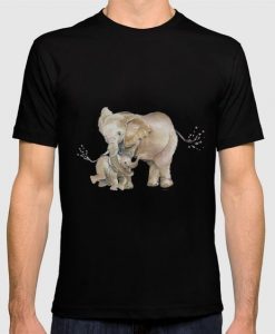 Mother's Love - Elephant Family Graphic T-shirt