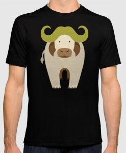 Whimsy Cape Buffalo Graphic T-shirt