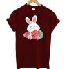 Cute Bunny Nurse Eggs Happy Easter Day Nursing T-Shirt