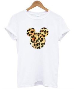 mickey mouse cheetah t shirt