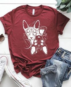 Gothic Sphynx Cat T-Shirt
