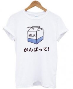 Milk Japanese Kanji T-shirt