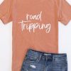 Road Tripping Graphic Tee Heather Sunset