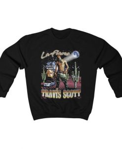 Travis Scott La Flame Vintage Rap Sweatshirt