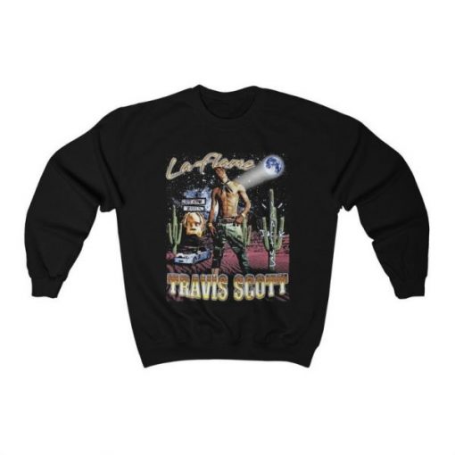 Travis Scott La Flame Vintage Rap Sweatshirt