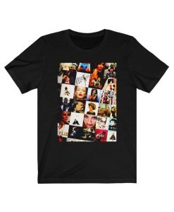 Vintage Kylie Minogue Album Collage Song Creator T-Shirt