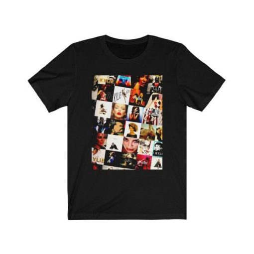 Vintage Kylie Minogue Album Collage Song Creator T-Shirt