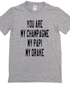 you are my champagne my papi my drake T-Shirt