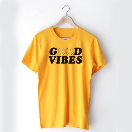 Good Vibes Smiley t shirt