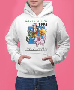 Vintage Pokemon 1995 Game Freak Retro hoodie