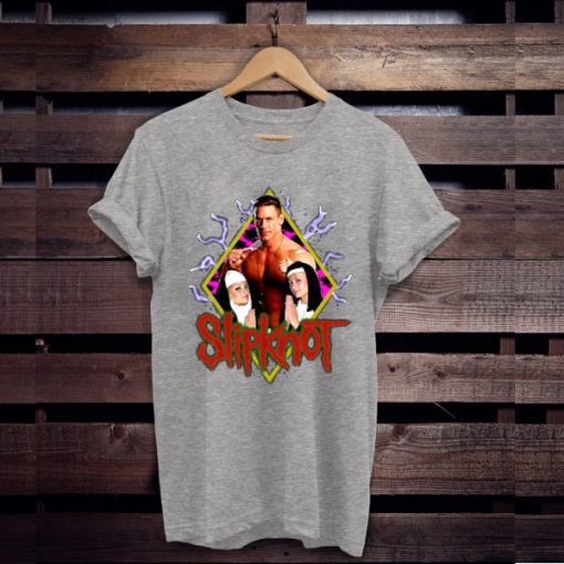 John Cena Paris and Nicole Nuns Slipknot funny t shirt