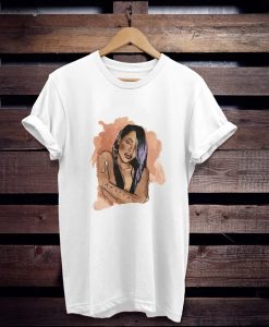 Aaliyah Watercolor t shirt