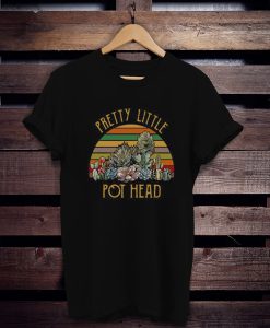 Cactus succulent pot head t shirt