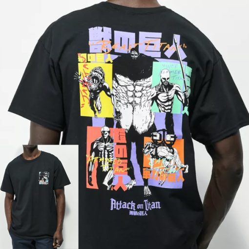 Attack On Titan Colorblock t shirt