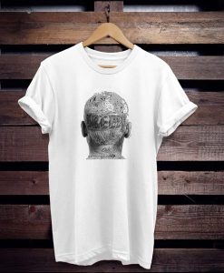 Chris Brown’s BREEZY Hair Design t shirt