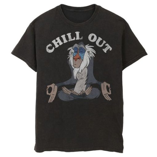 Lion King Rafiki Chill Out Meditation t shirt