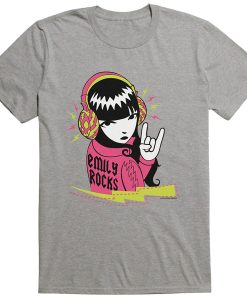 Emily The Strange Emily Rockks Lightning Bolt t shirt