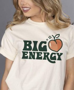 Big Peach Energy Retro graphic t shirt