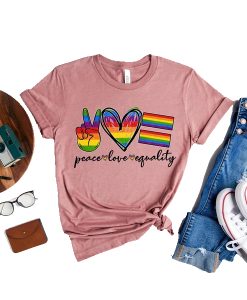 Peace Love Equality t shirt