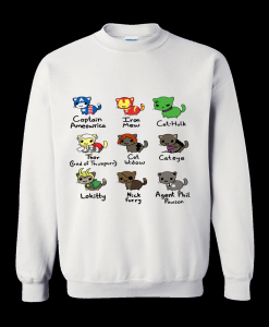 Cat Avenger Cat Lover Sweatshirt TPKJ3