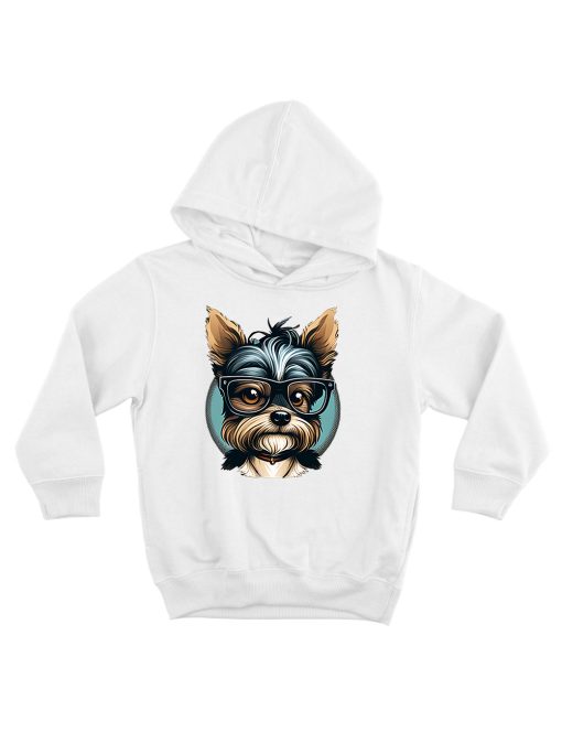 Smart dog with glasses Hoodie TPKJ3