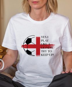 I Play Like A Lioness Women's World Cup Tshirt