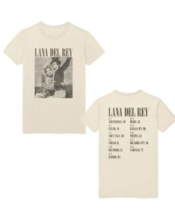 Lana Del Rey Norman Rockwell Tour T-shirt Twoside