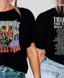 The Eras Tour Vintage Taylor Swift T Shirt Twoside