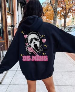 Scream Ghostface Be Mine Hoodie Back