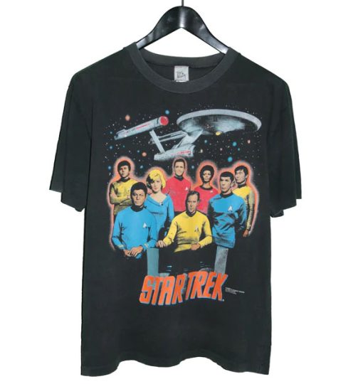 Star Trek 1991 Starship Enterprise Crew TV Shirt AA