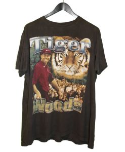 Tiger Woods 1997 Bootleg Masters Champion Rap Tee AA