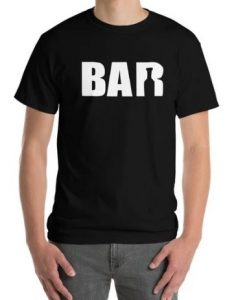 Bar T-Shirt Drinking T-Shirt AA