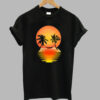 Funny Sunset Smiles And Palm T Shirt