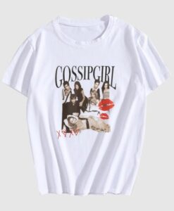 Gossip Girl print T Shirt AA